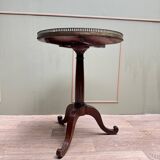 Pedestal Table In Mahogany Tripod, Louis XVI XVIII Eme Century