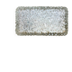 Plafonnier ou applique en verre rectangulaire à encastrer