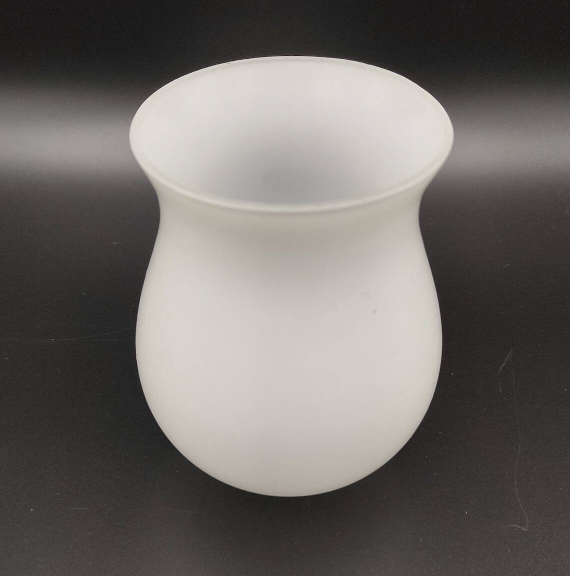 French vintage retro white glass replacement shade