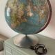 Very large luminous terrestrial globe Hercules 1960