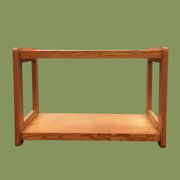 Vintage double top coffee table, circa 1970