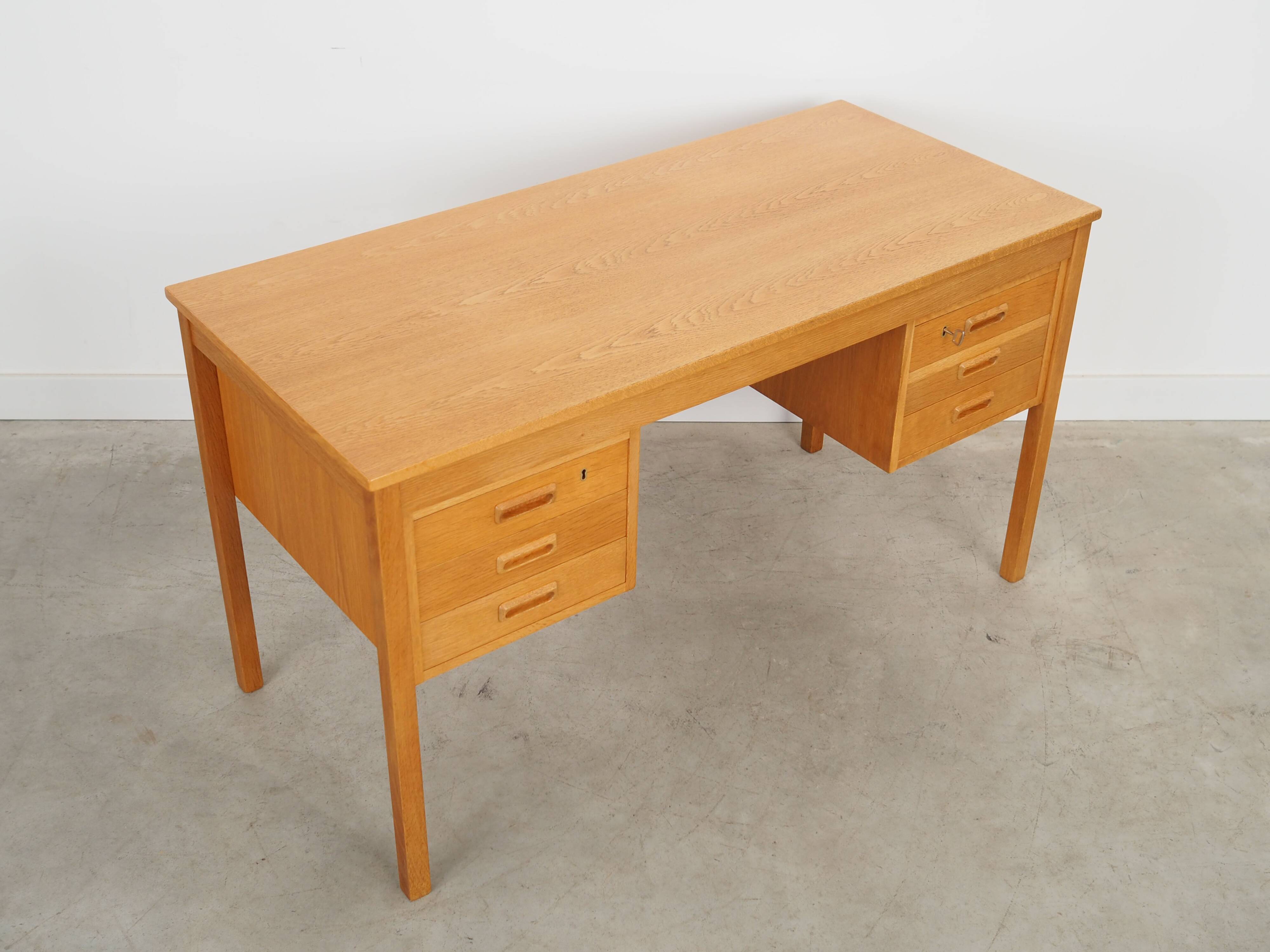 Ash desk, Danish design, 1970s, production: Denmark
