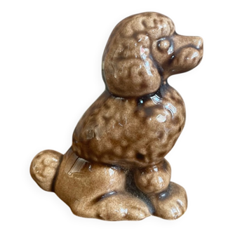 Chien en céramique