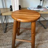 Vintage pine stool