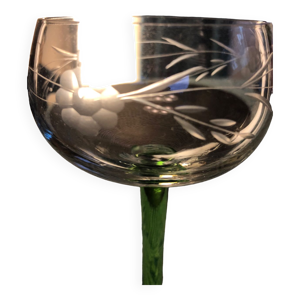 Lot 9 verres alsace