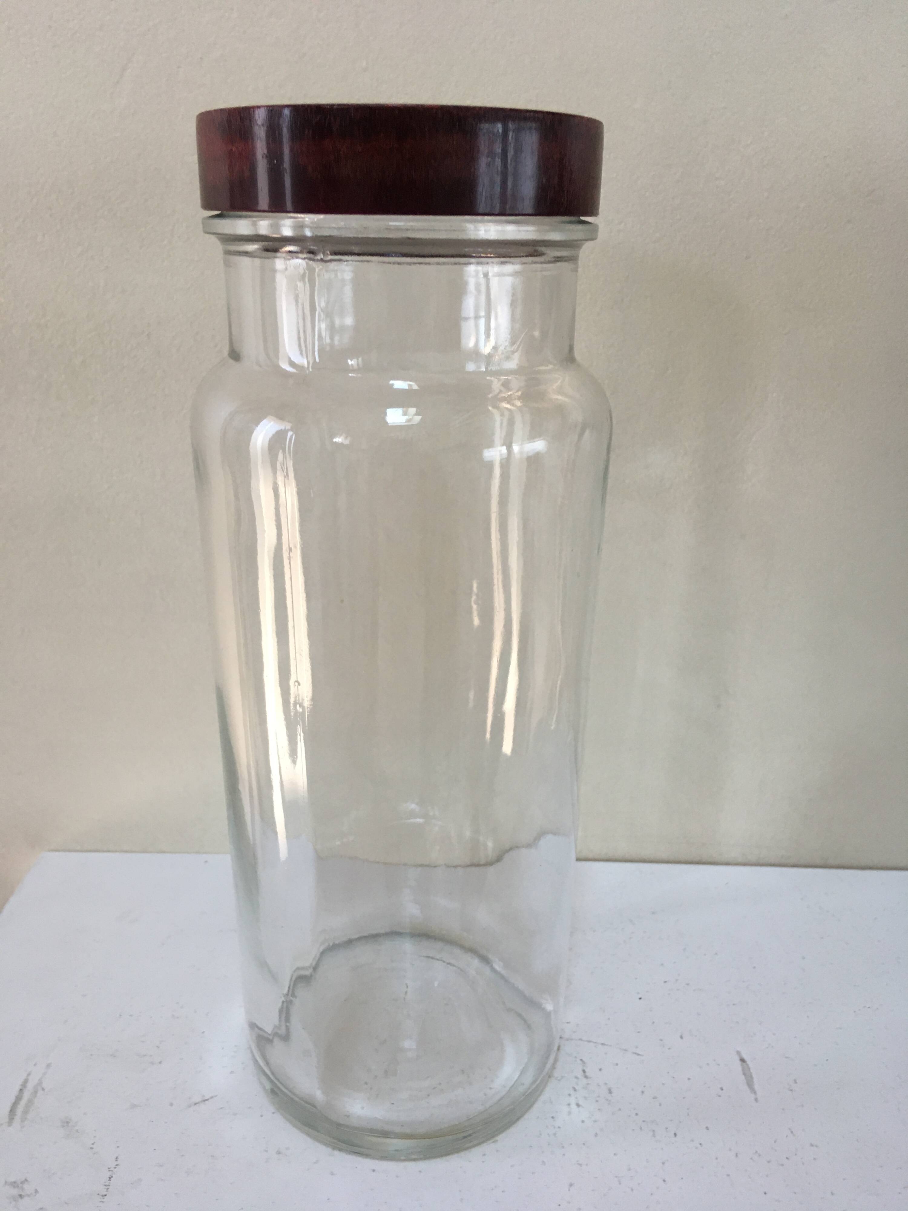 Bakelite glass jar 1930