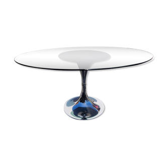 Table pied tulipe de Gastone Rinaldi des années 70