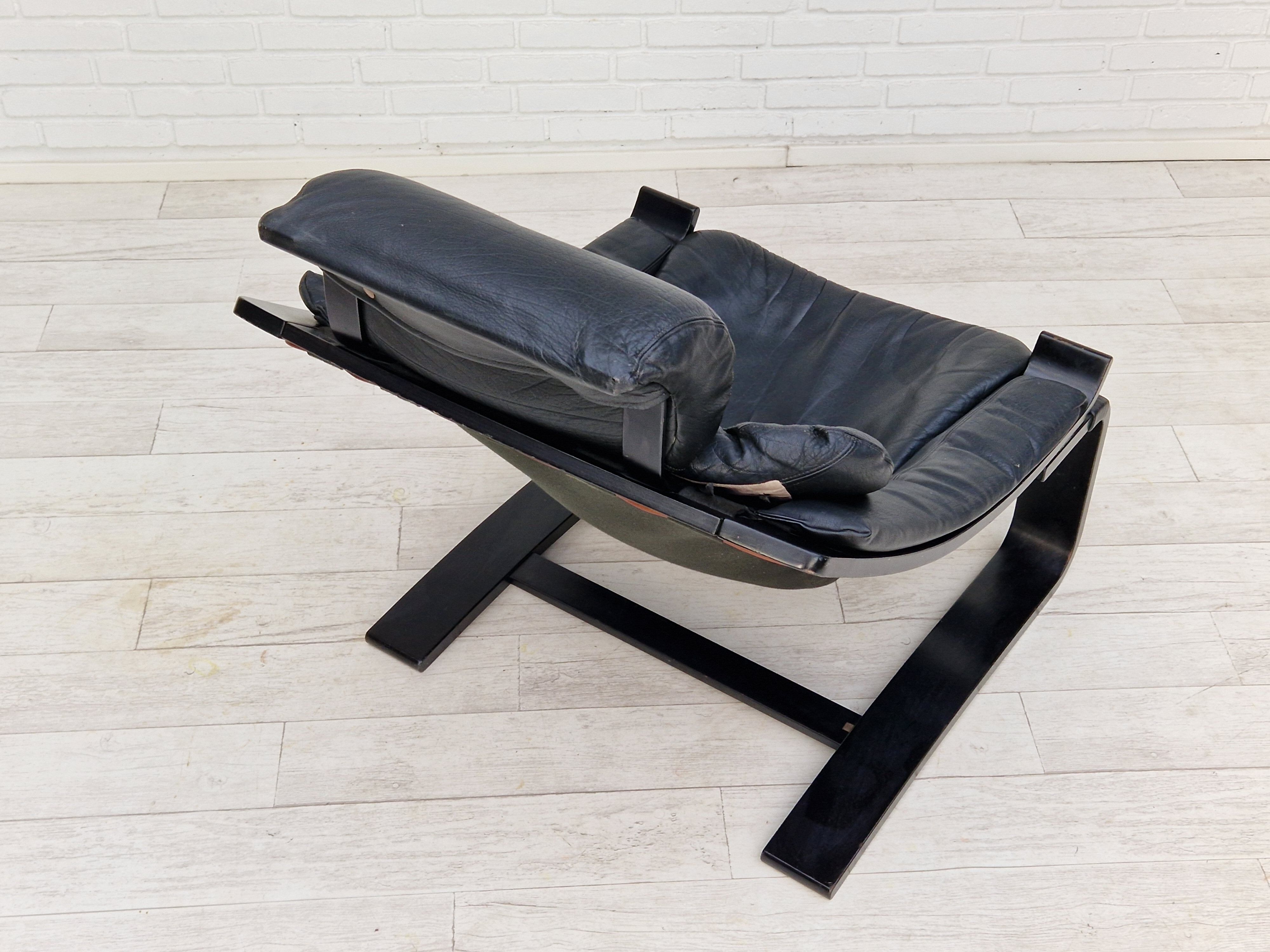 Set de 2 fauteuils Kroken par Ake Fribyter pour Nelo Suède années 1970