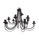 Baroque style chandelier