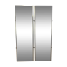 2 golden mirrors 121 x 37 cm