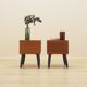 Danish teak bedside chests of drawers, 1960s