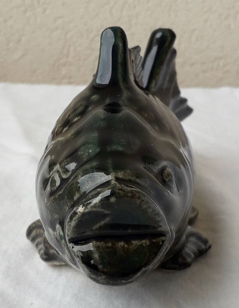 Ceramic fish piggy bank