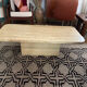 Travertine coffee table in the 70s