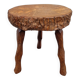 Vintage solid wood tripod stool