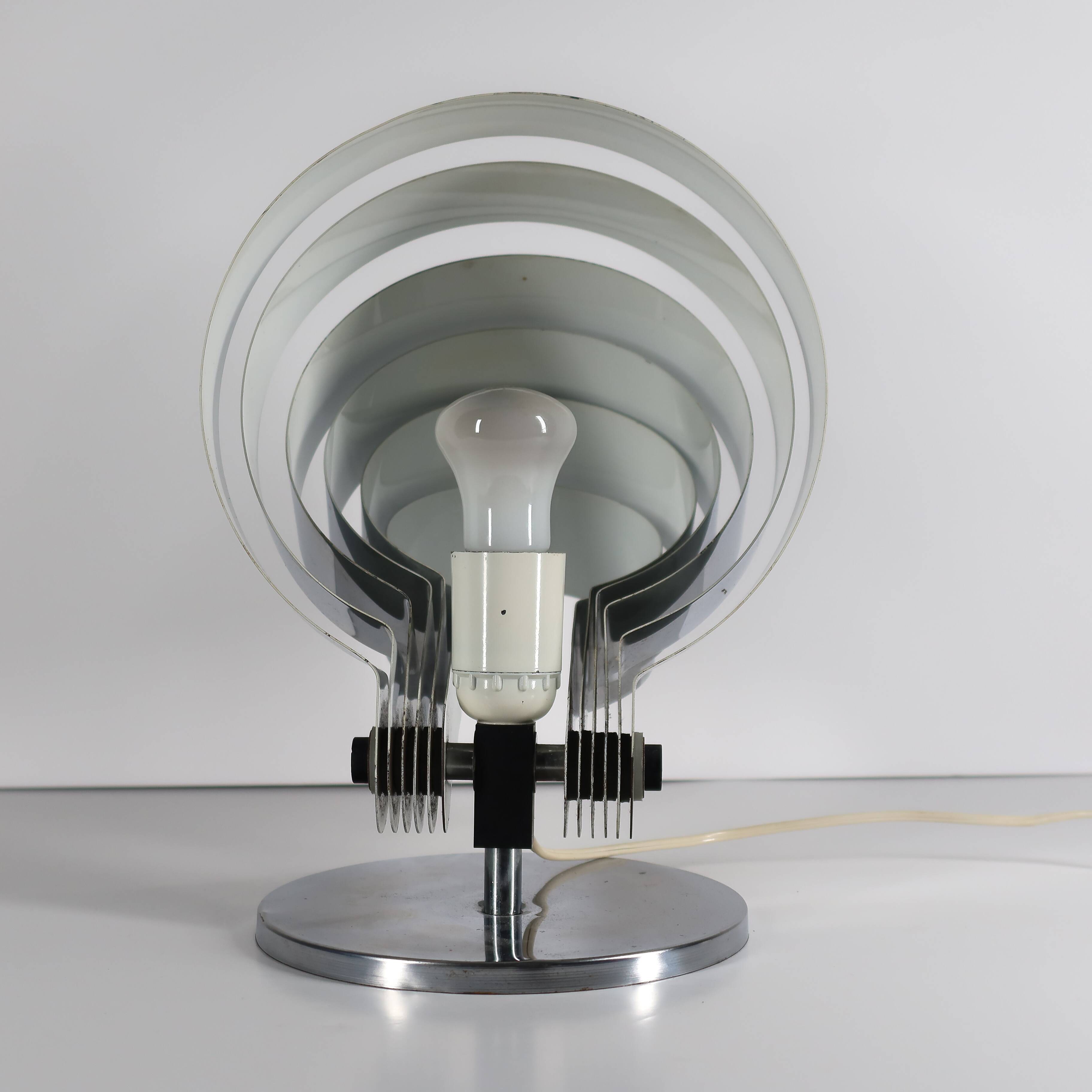 Visier Space Age Vintage Desk Lamp by ER Nele for Temde, Switzerland