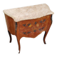 Antique Louis xvi style chest of drawers with marble top