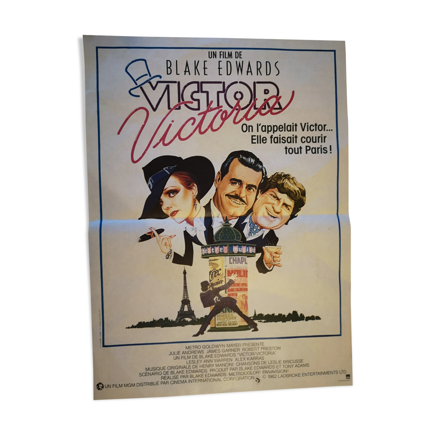 Poster poster cinema 'Victor Victoria'