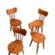 Set de 4 chaises en pin par Torsten Claesson, Suède circa 1950
