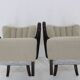 1930s Pair of Jindrich Halabala Art Deco H-237 Armchairs in Bouclé, Restored