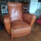 Leather club chair 1950/1960