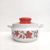 Seventies ceramic soup kitchen decoration flowers Bavaria Schumann