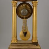 Pendulum portico period restoration bronze dore early nineteenth