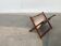 Mid-century folding magazine rack in teak, 1960s
