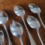 10 silver plated table spoons