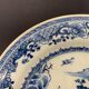 Assiette chinoise inspiré de la compagnie des indes famille blanc bleu fin du xixème siècle