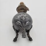 Old tin oil lamp