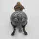 Old tin oil lamp