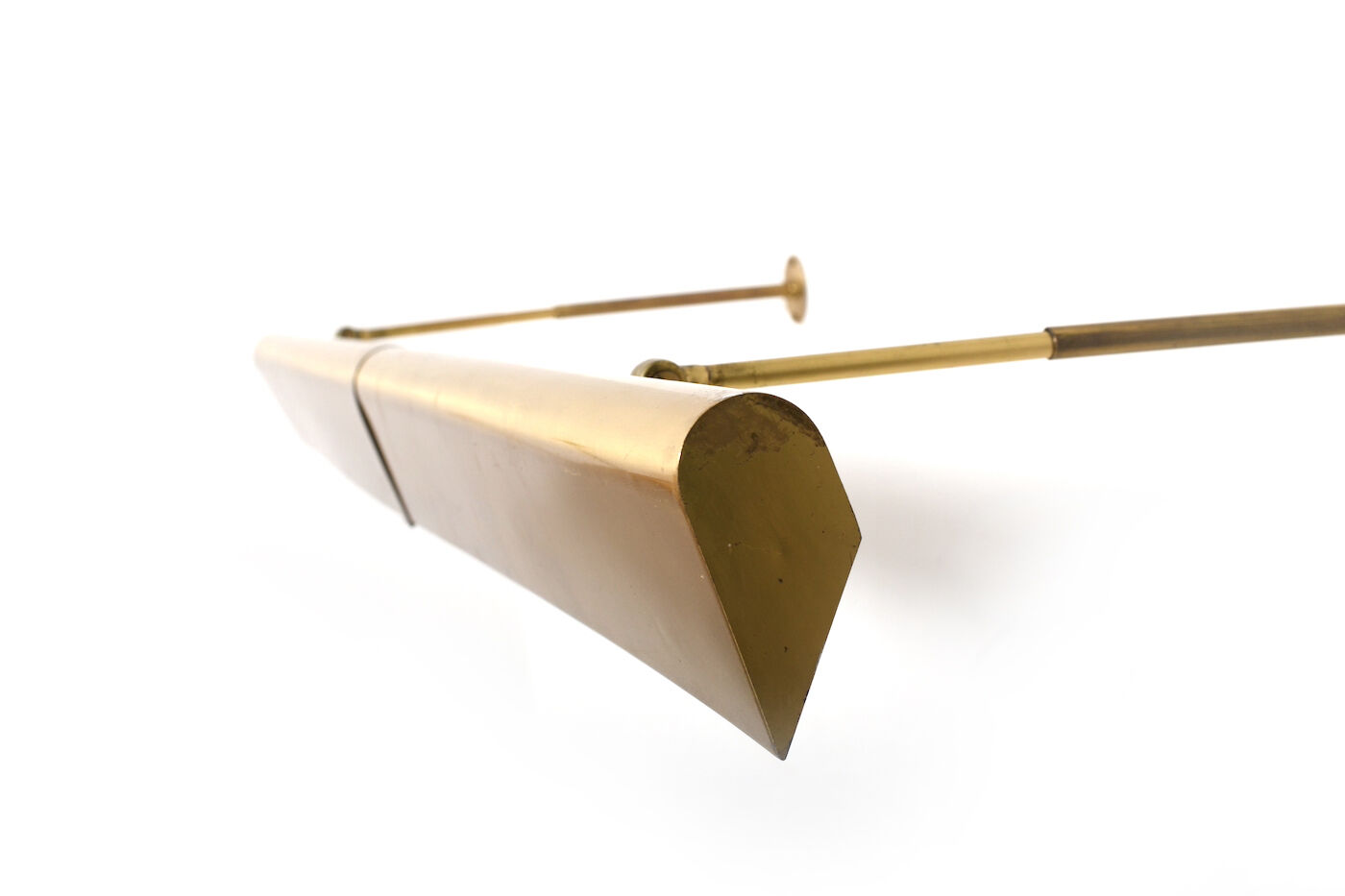 Danish library / painting lamp in brass 1940s