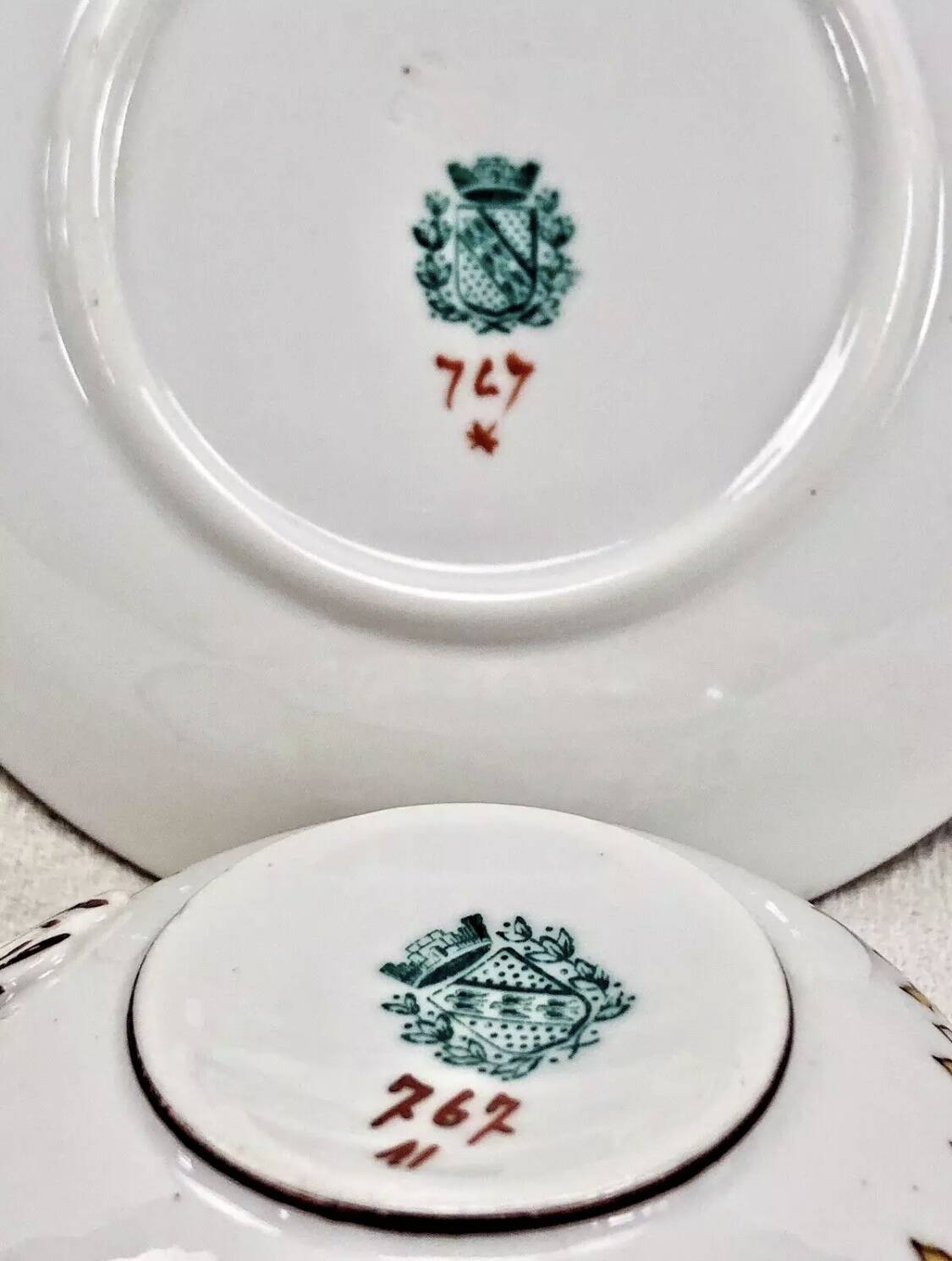 Old Sarreguemines Minton tea cup