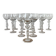 Bayel Venus and Bacchus 13 crystal wine glasses