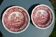 2 Spode England plates model "Pink Tower"