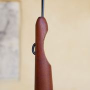 Scandinavian suspension opaline and teak by Uno and 'Sten Kristiansson' for Luxus editions