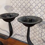 Pair of large candlesticks