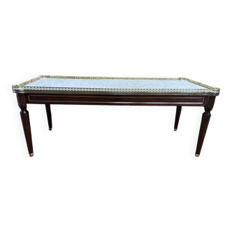 Louis XVI style mahogany coffee table