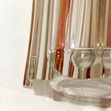 Glass vase signed Pierre D'Avesn, 1940s