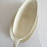 Old sauce boat in Montereau earthenware ironstone