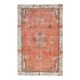 Vintage Turkish Oushak Handmade Wool Cotton Red Area Rug 191x311