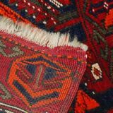 Old Turkish carpet Yastik handmade 61cm x 110cm 1890s
