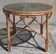 Table basse en rotin/ bambou (plateau verre)