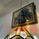 Poliarte pendant lamp by Longobard in murano glass, 1980s