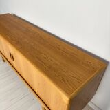 1960s Large Vintage Danish Mid-Century Oak Sideboard by Dyrlund