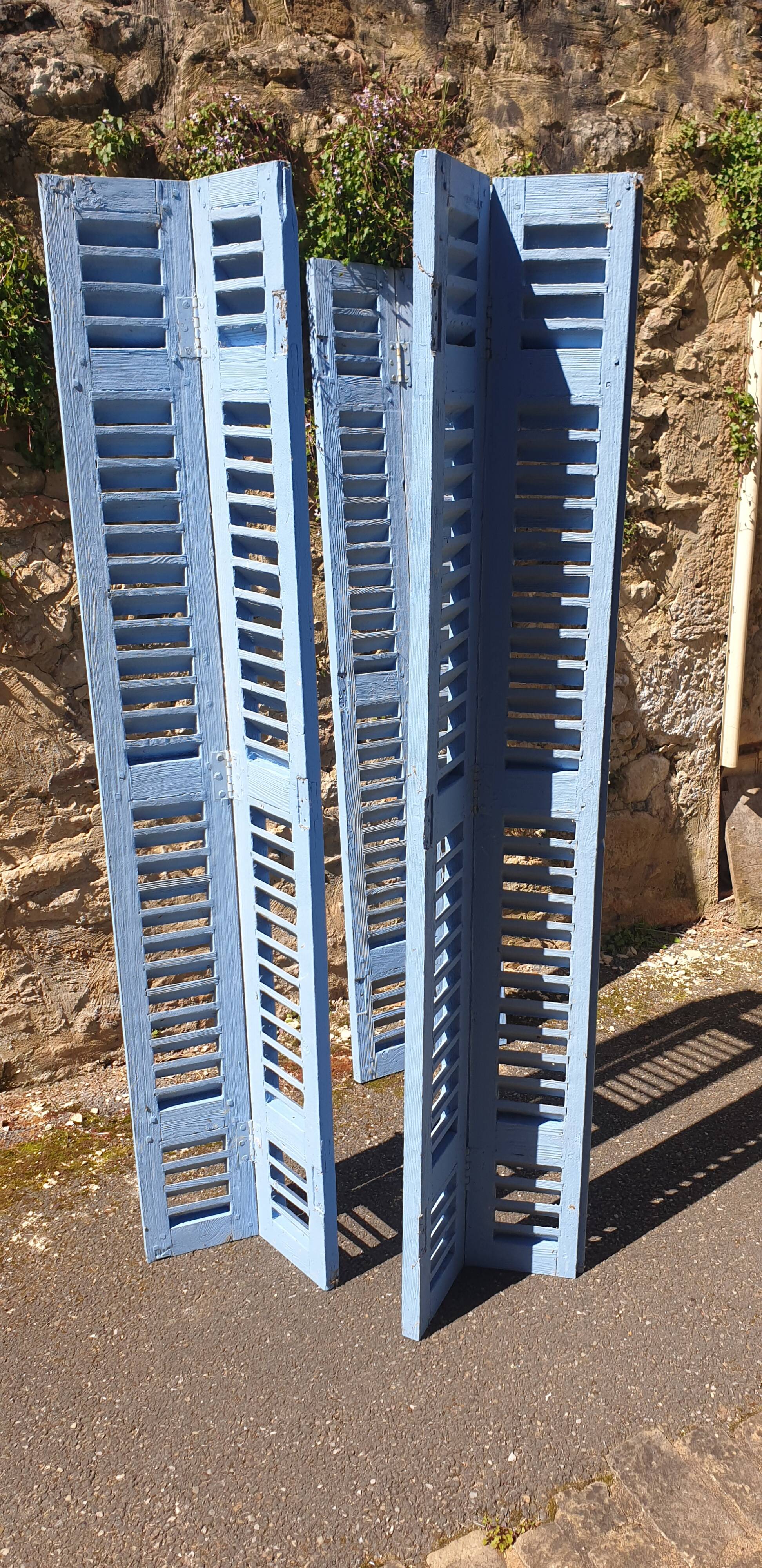 Set of Blue Shutters/Blinds - Late 19th Century