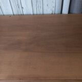 Old sandblasted walnut low sideboard