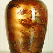 Vase "Laque Line made in France" at the end of the 80s