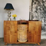 Buffet, art deco bar, walnut