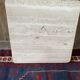 Coffee table in travertine